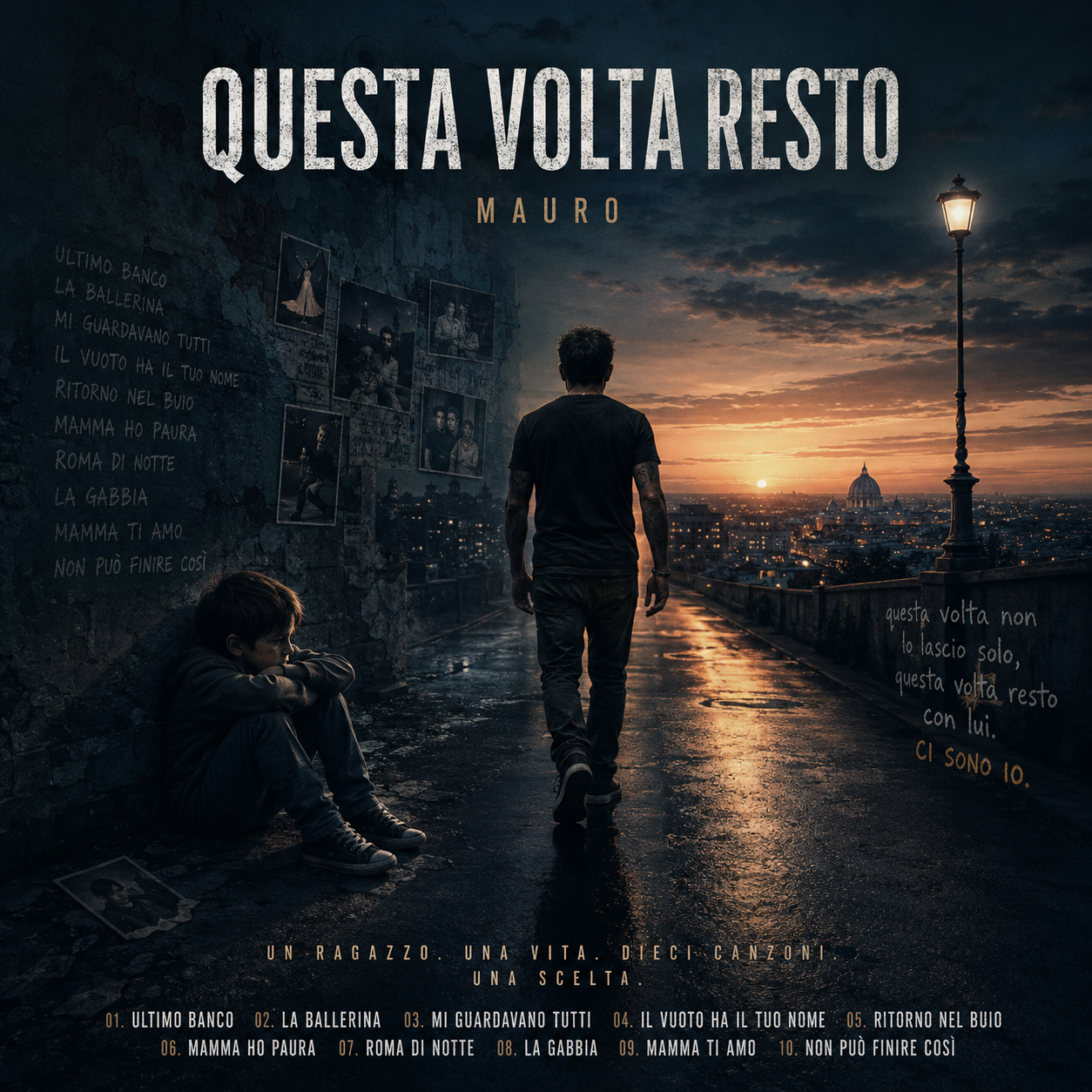 Copertina dell'album Questa volta resto di Mauro